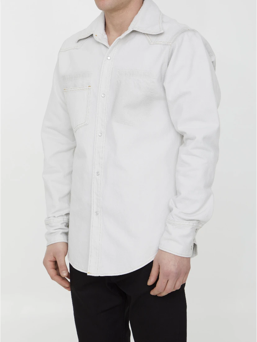Cotton denim shirt