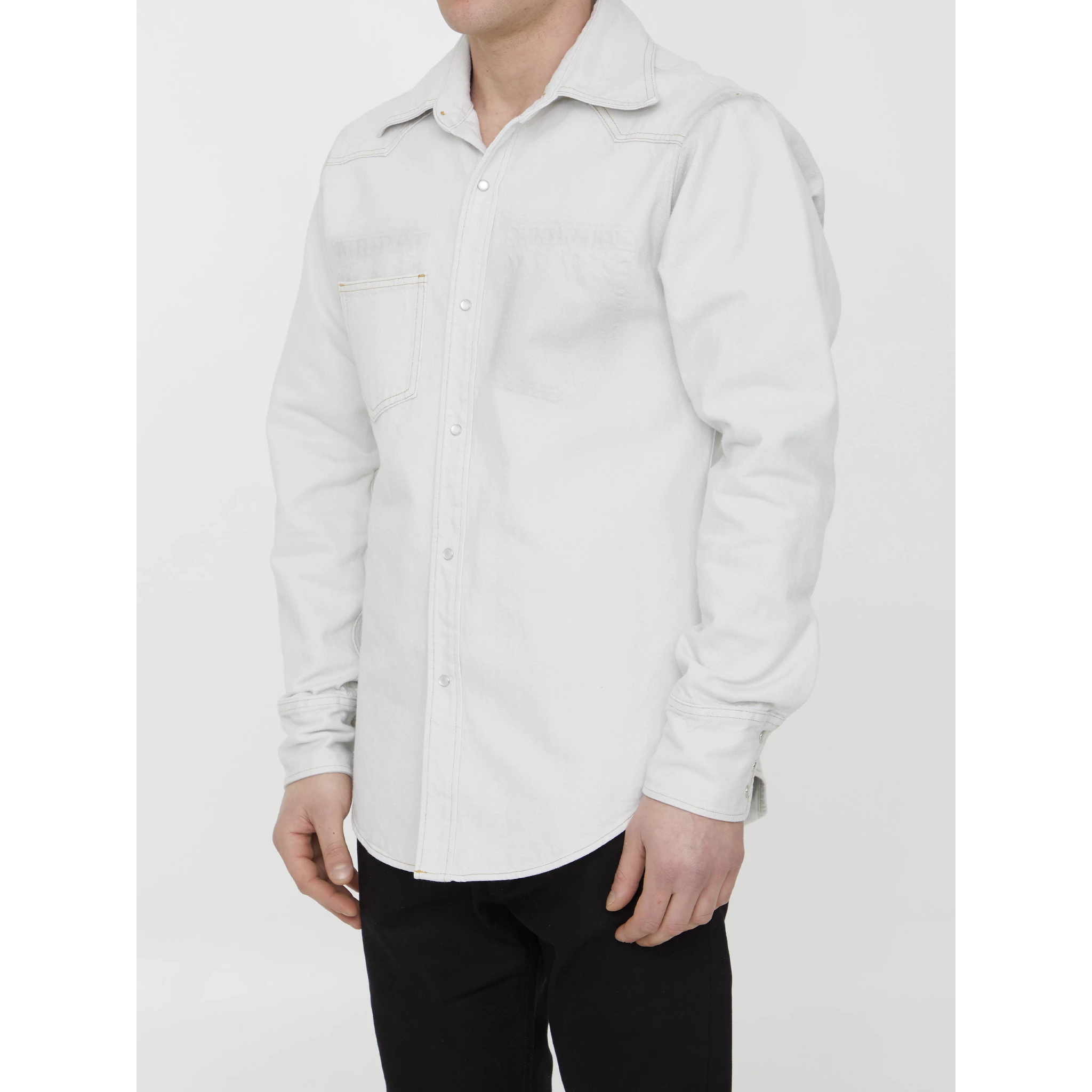 Cotton denim shirt