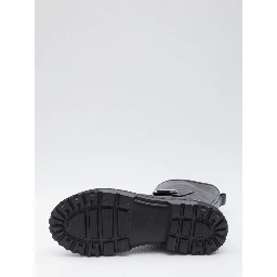 H619 Leather Biker Boot