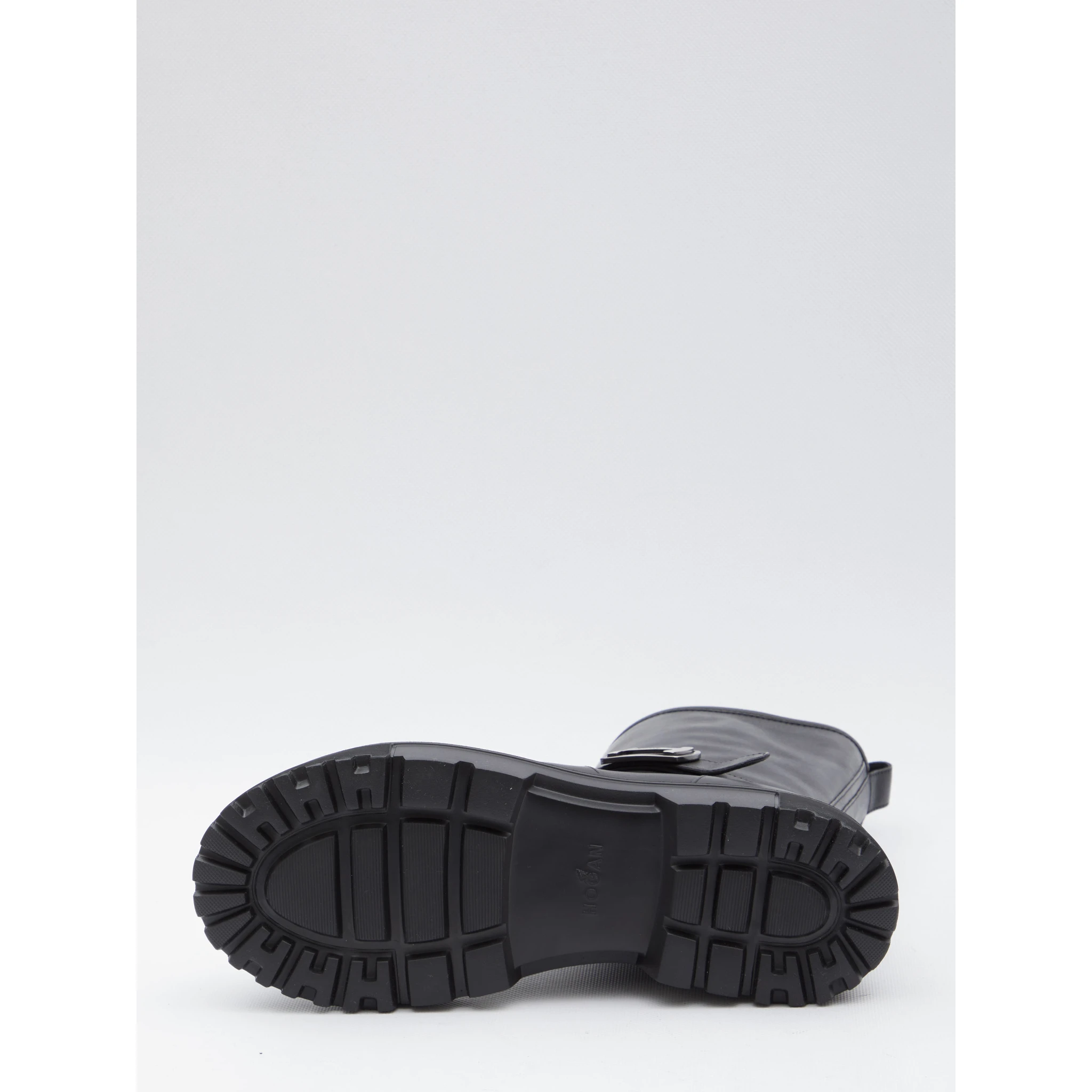 H619 Leather Biker Boot