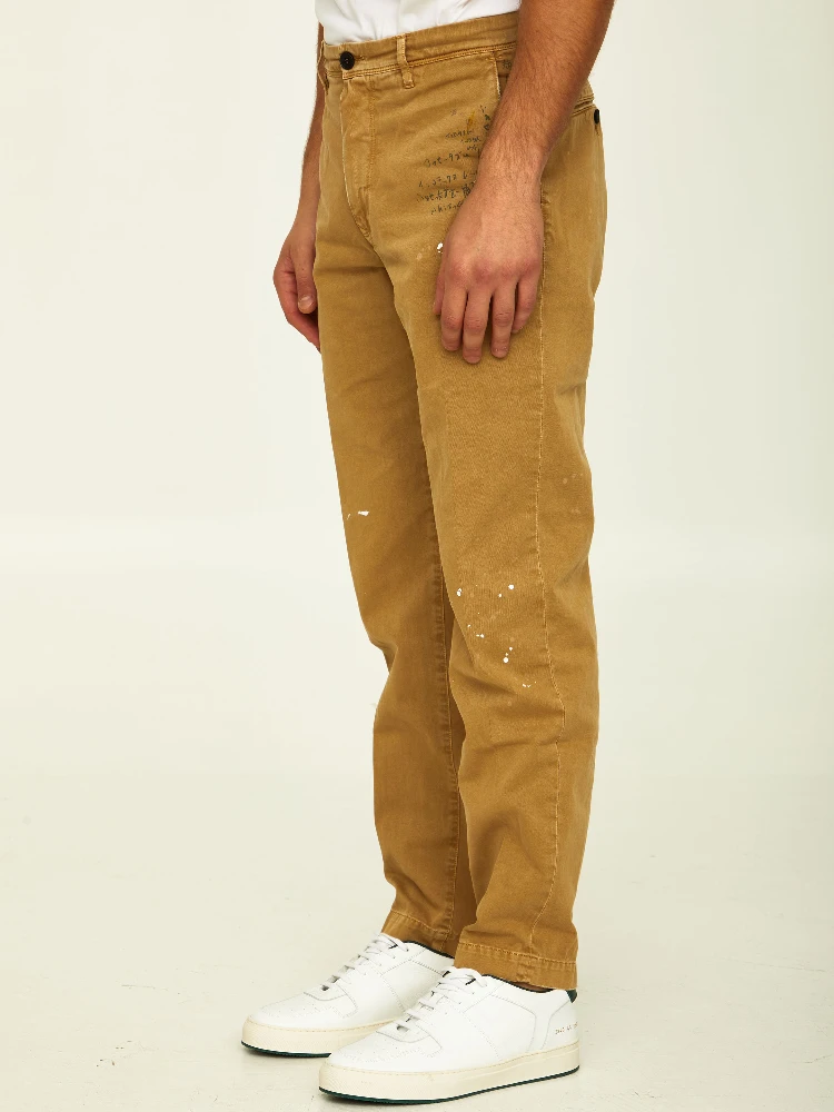Camel cotton trousers alternative