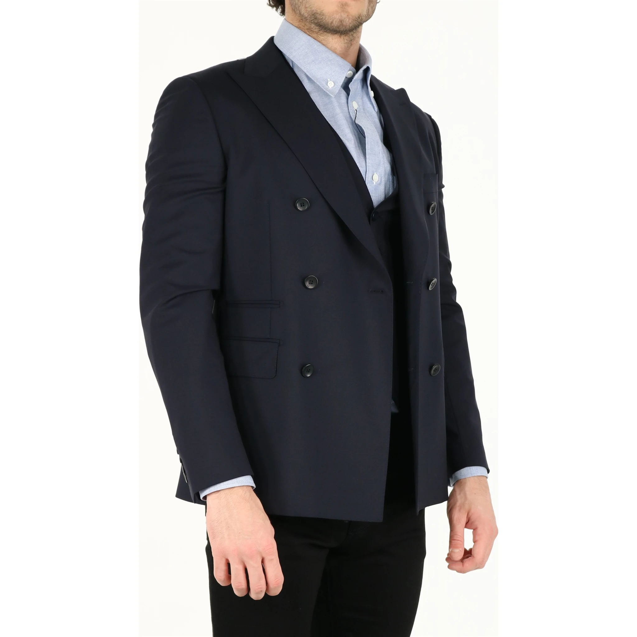 Blue wool jacket