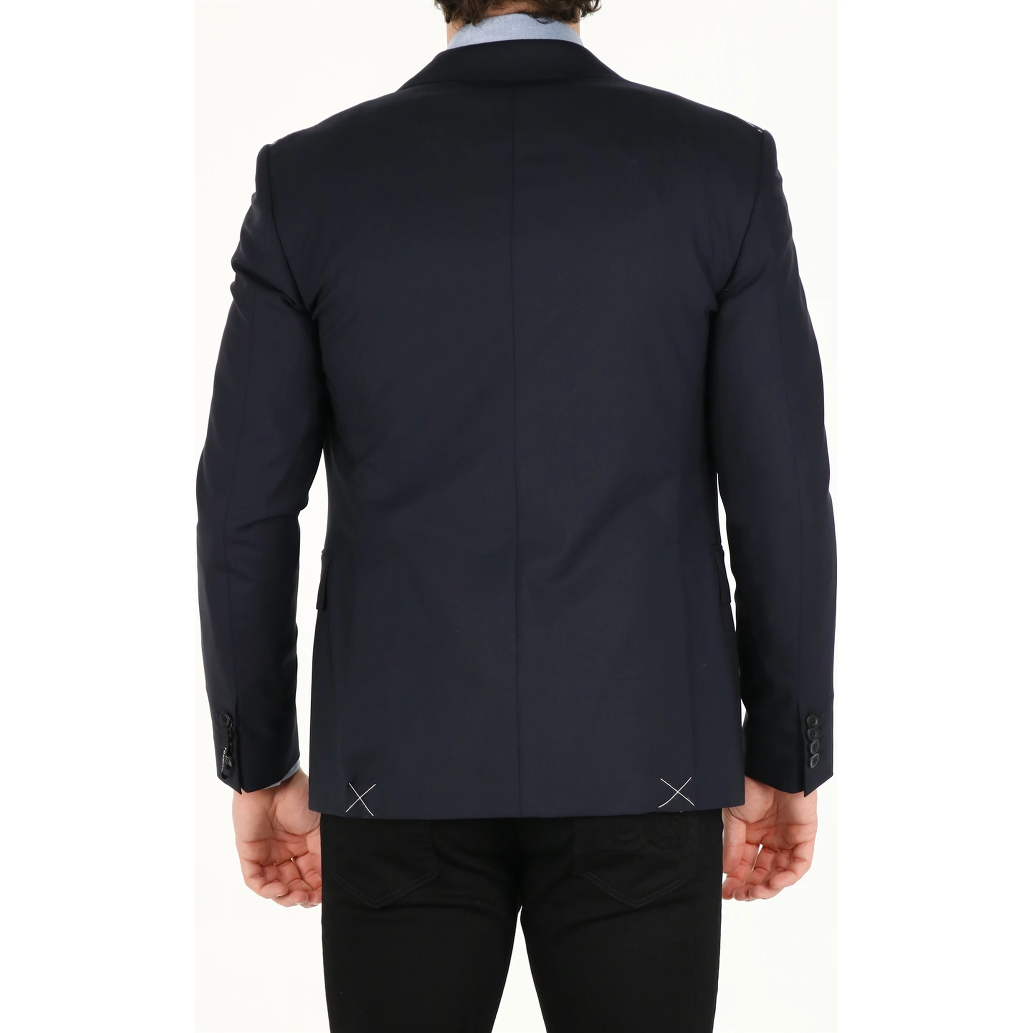 Blue wool jacket