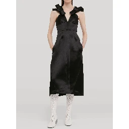 Bow-detail Midi Dress