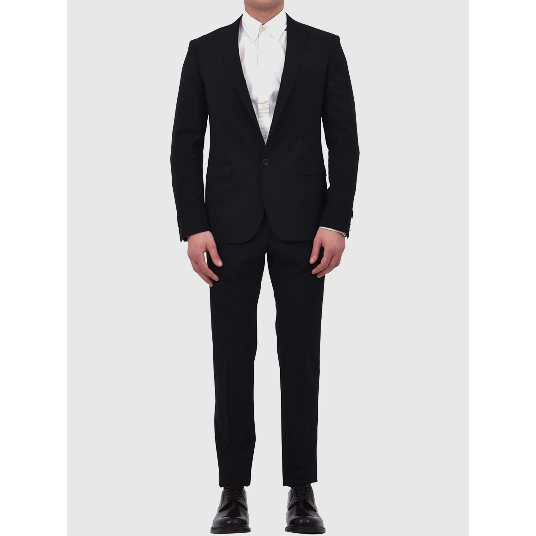 Two-piece black suit