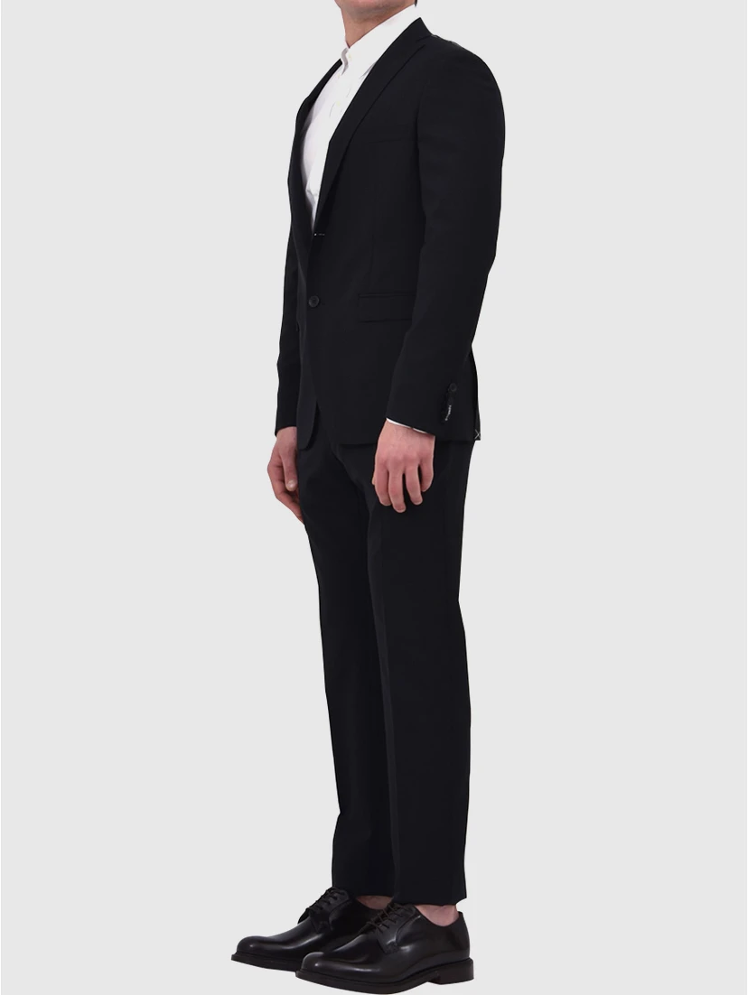 Two-piece black suit