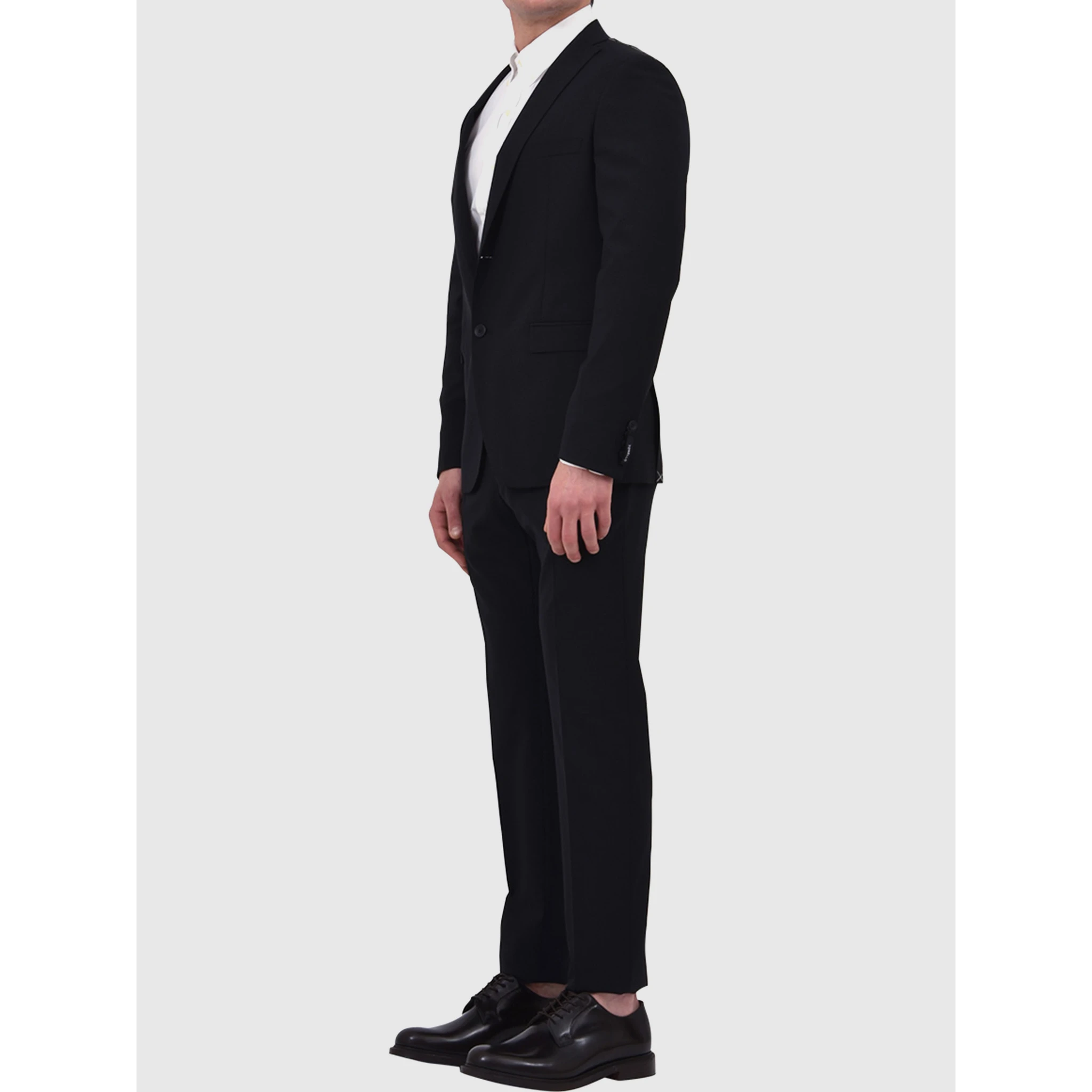 Two-piece black suit