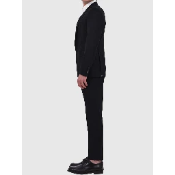 Two-piece black suit