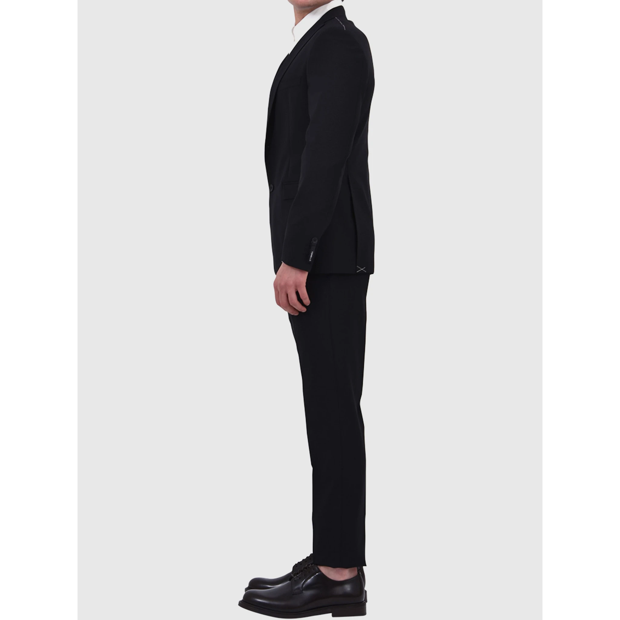 Two-piece black suit