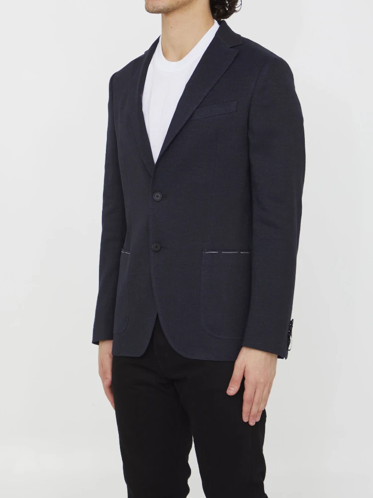 Linen and viscose jacket alternative