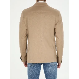 Beige cotton jacket