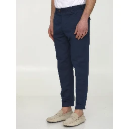 Cotton and linen trousers