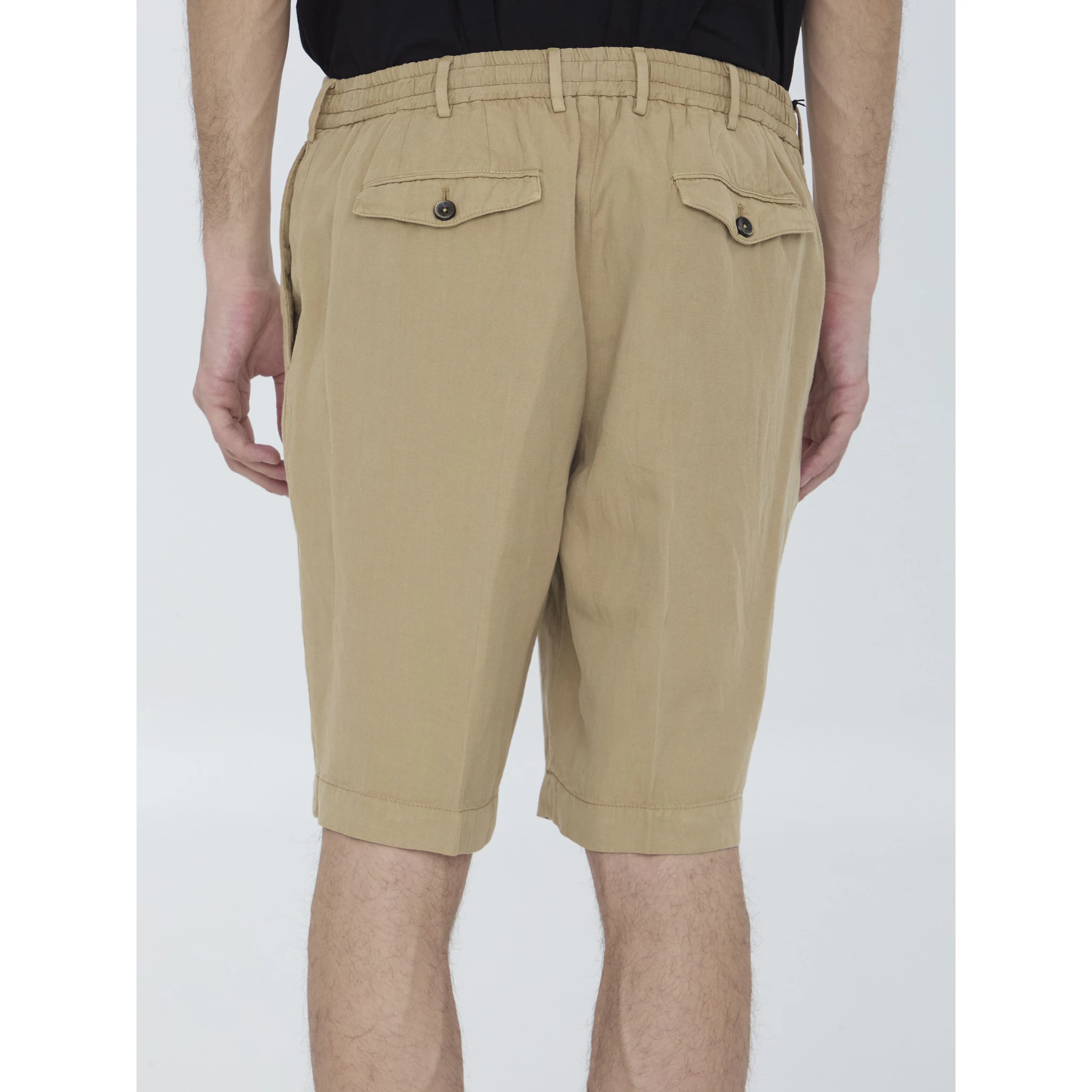 Elasticated bermuda shorts