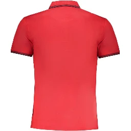 Red Cotton Polo Shirt