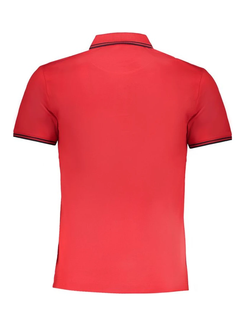Red Cotton Polo Shirt