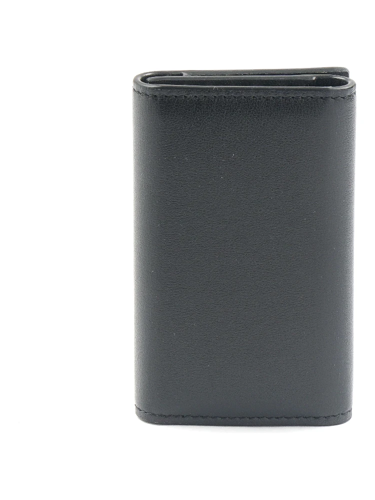 logo-plaque leather wallet alternative