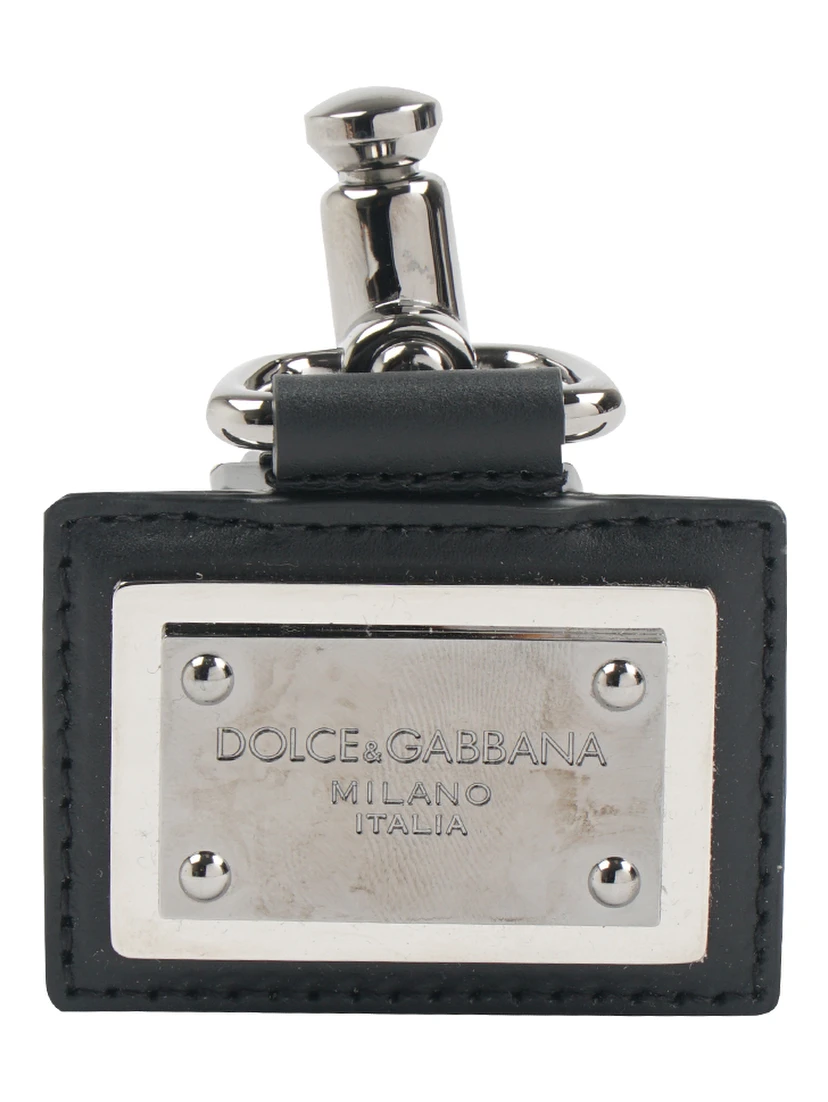 Leather keychain or charm