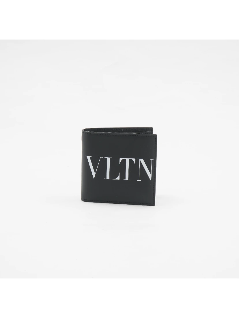 VLTN leather bi-fold wallet
