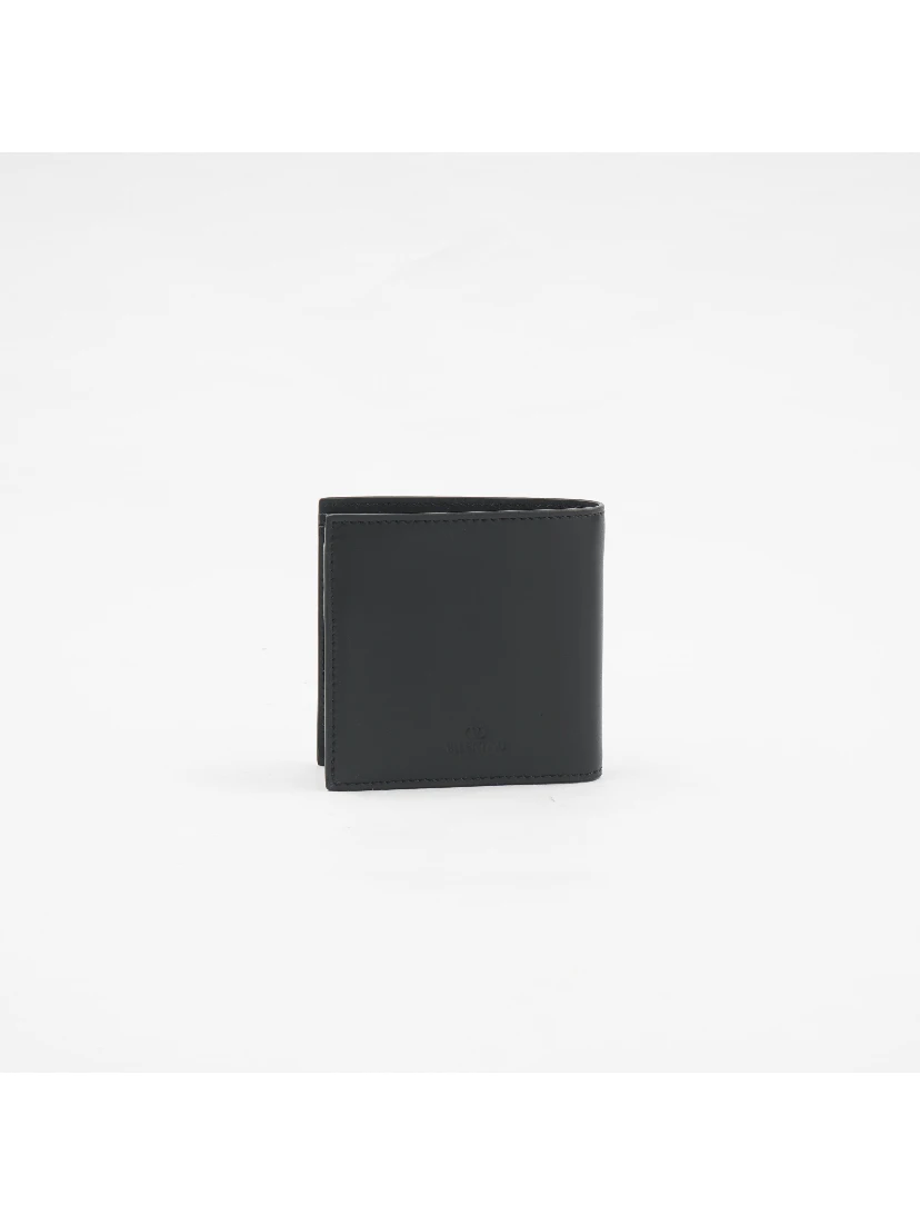VLTN leather bi-fold wallet