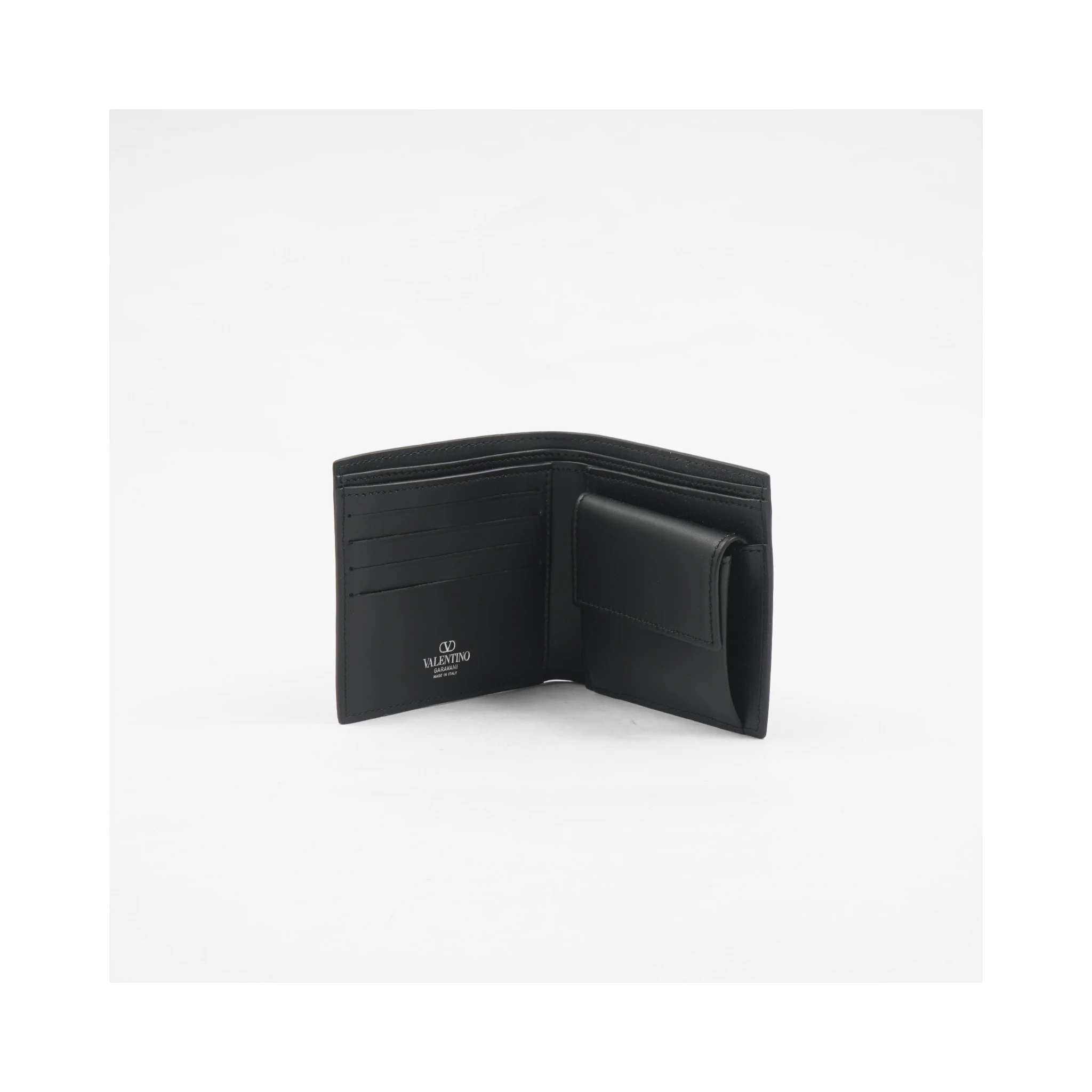 VLTN leather bi-fold wallet