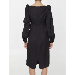 Viscose midi dress
