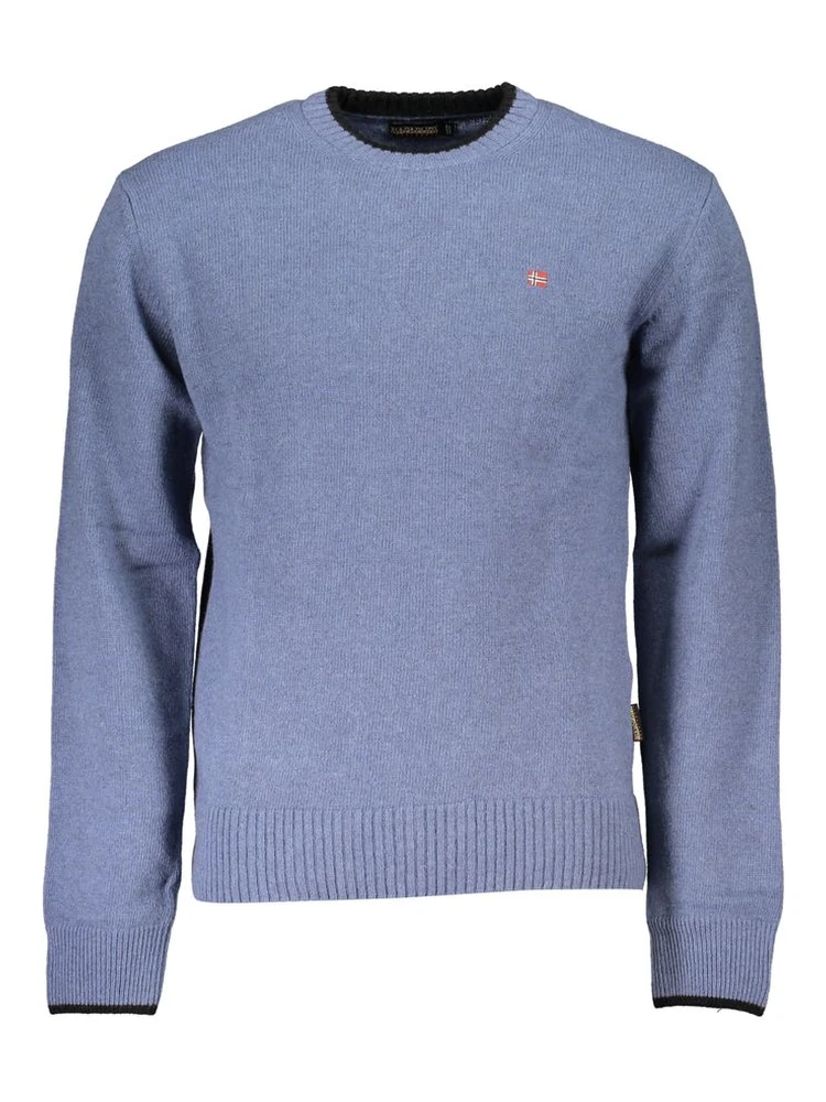 Blue Fabric Sweater