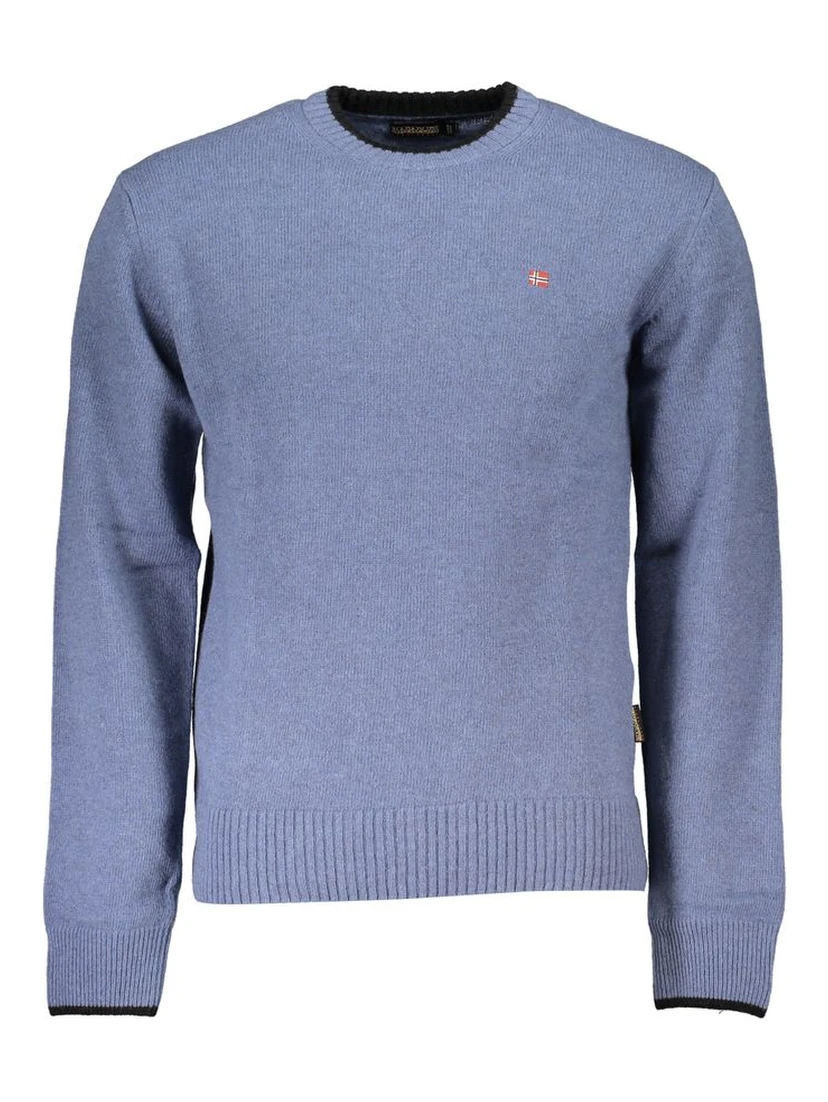 Blue Fabric Sweater
