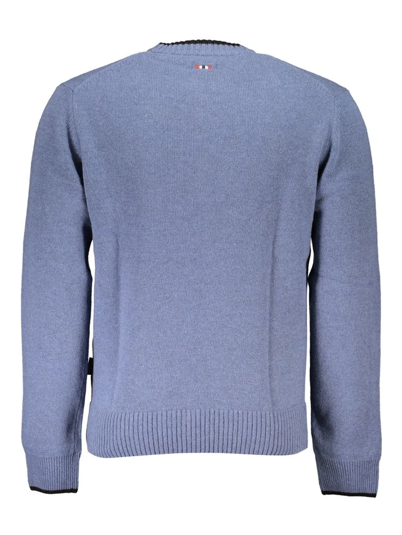 Blue Fabric Sweater
