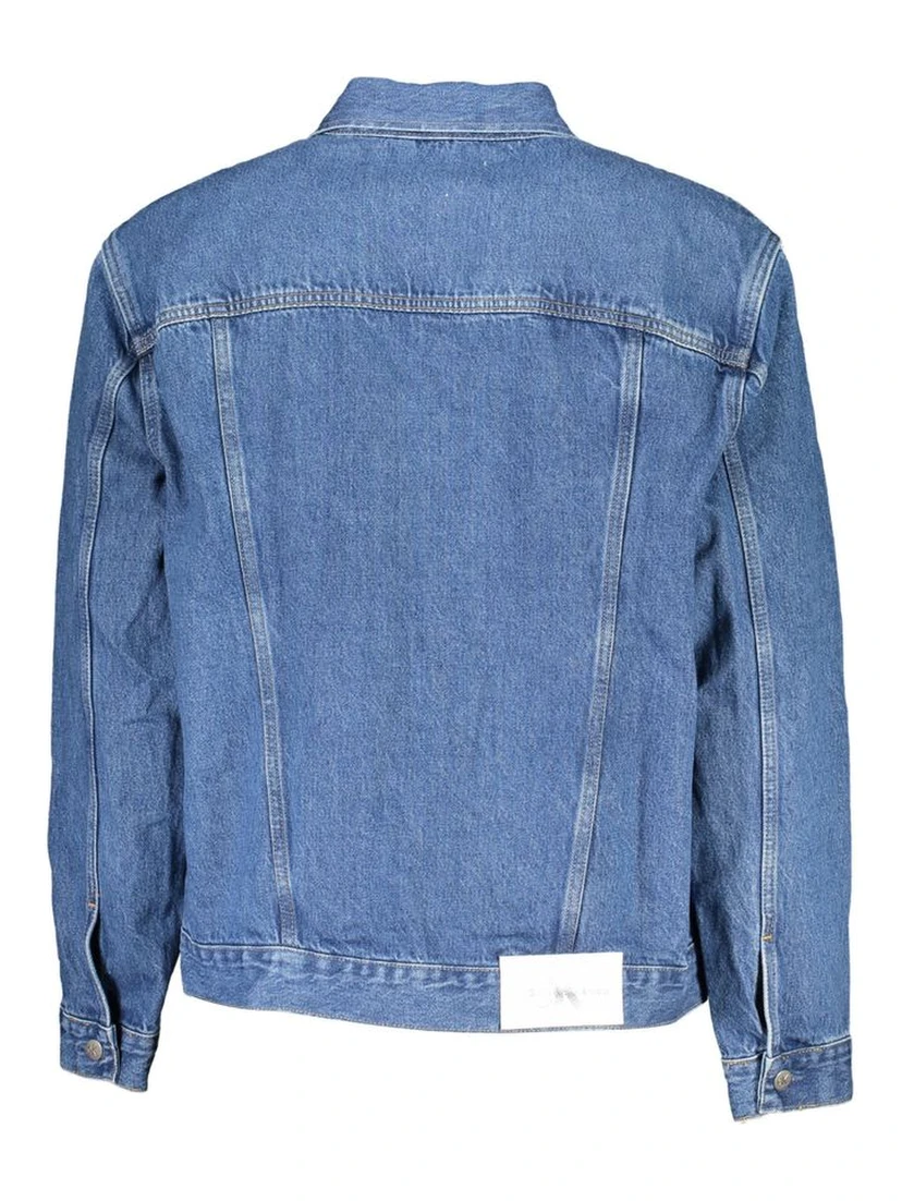 Blue Cotton Jackets & Coat