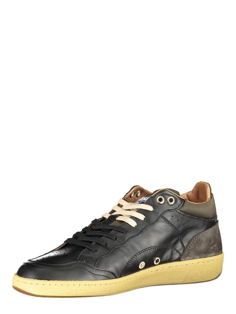 Black Polyester Sneaker