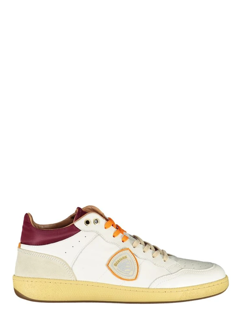 White Polyester Sneaker