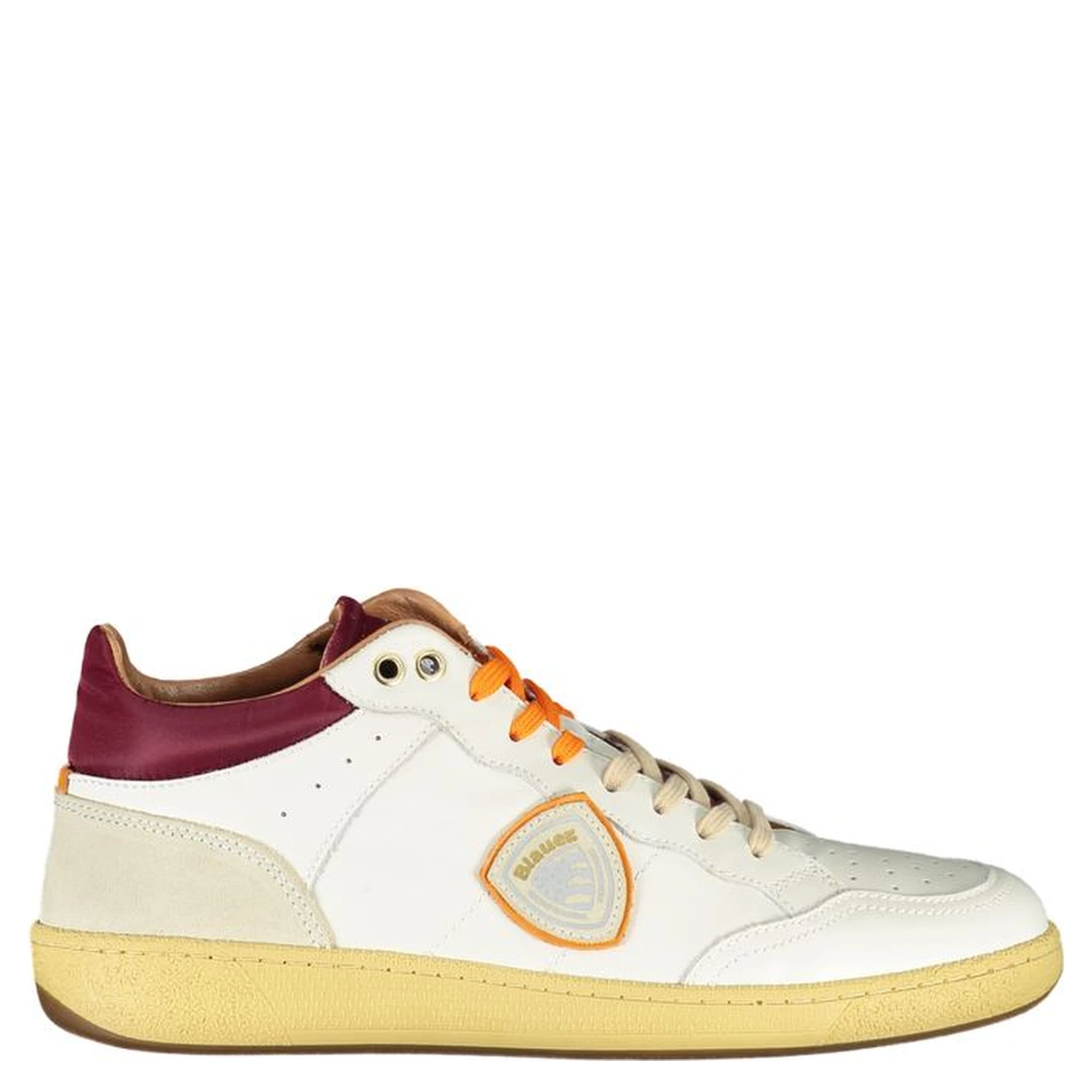 White Polyester Sneaker