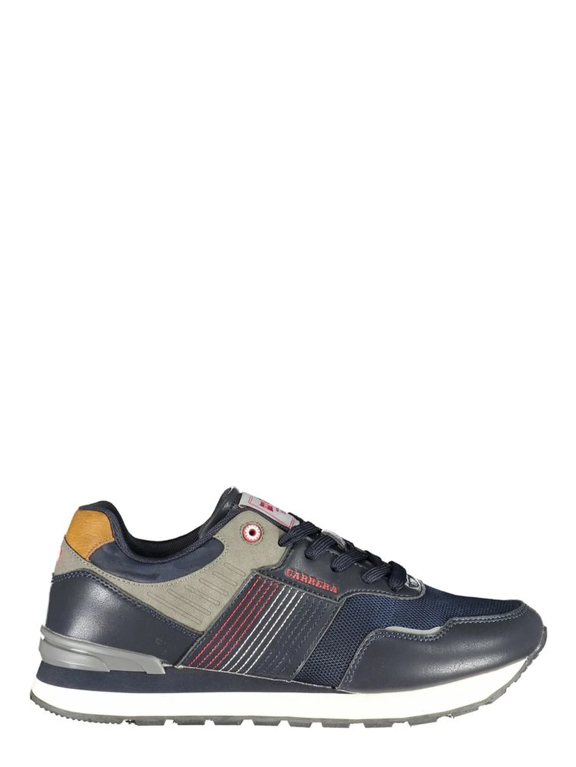 Blue Polyester Sneaker