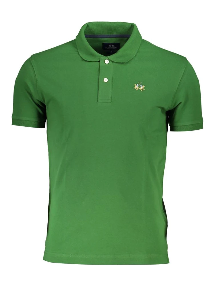 Green Cotton Polo Shirt