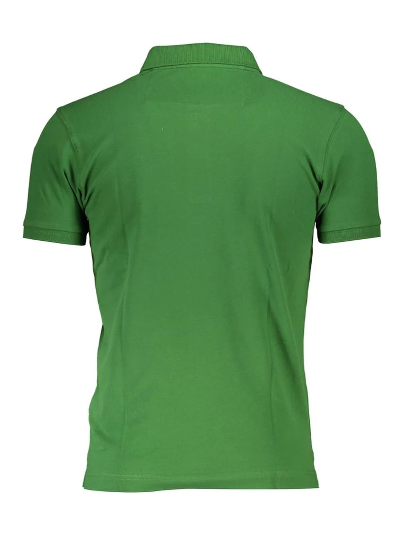 Green Cotton Polo Shirt