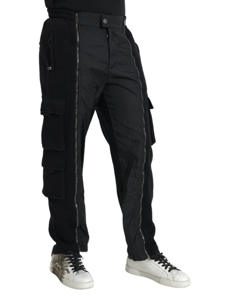 Black Cotton Blend Skinny Pants alternative