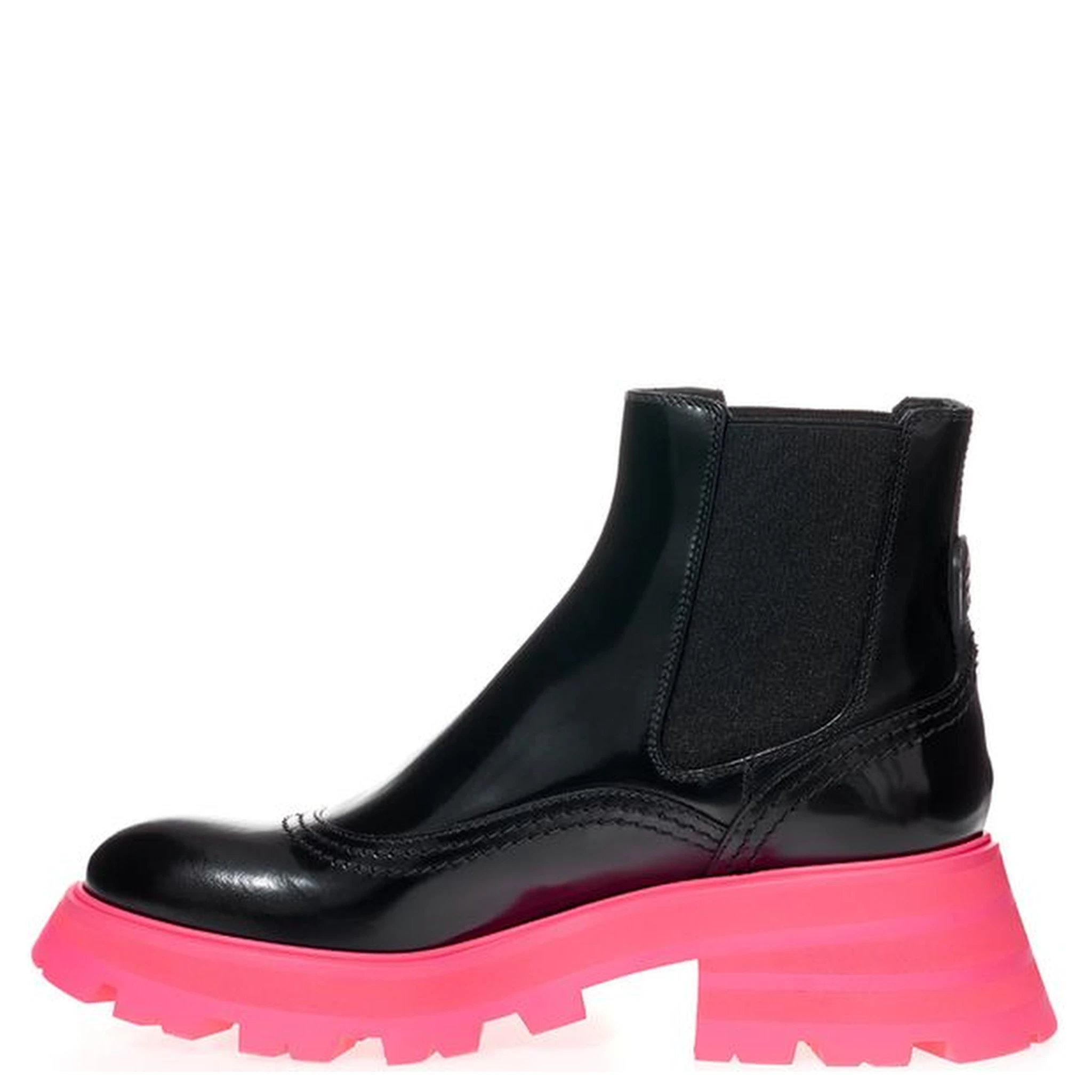 Elegant Black Leather Boots In Nero