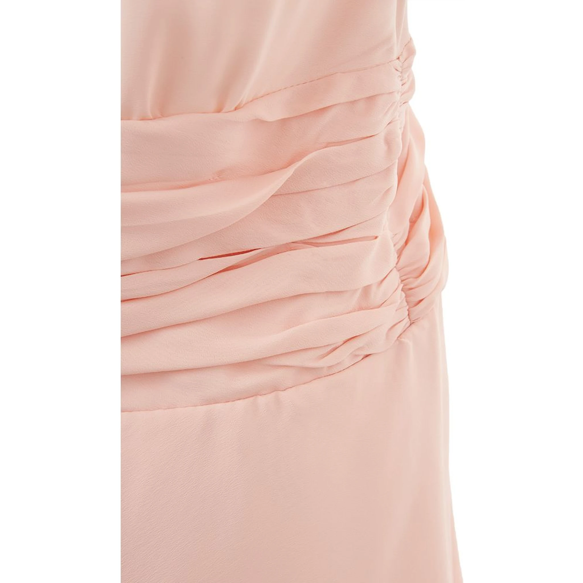 Pink Acetate Casual Dress