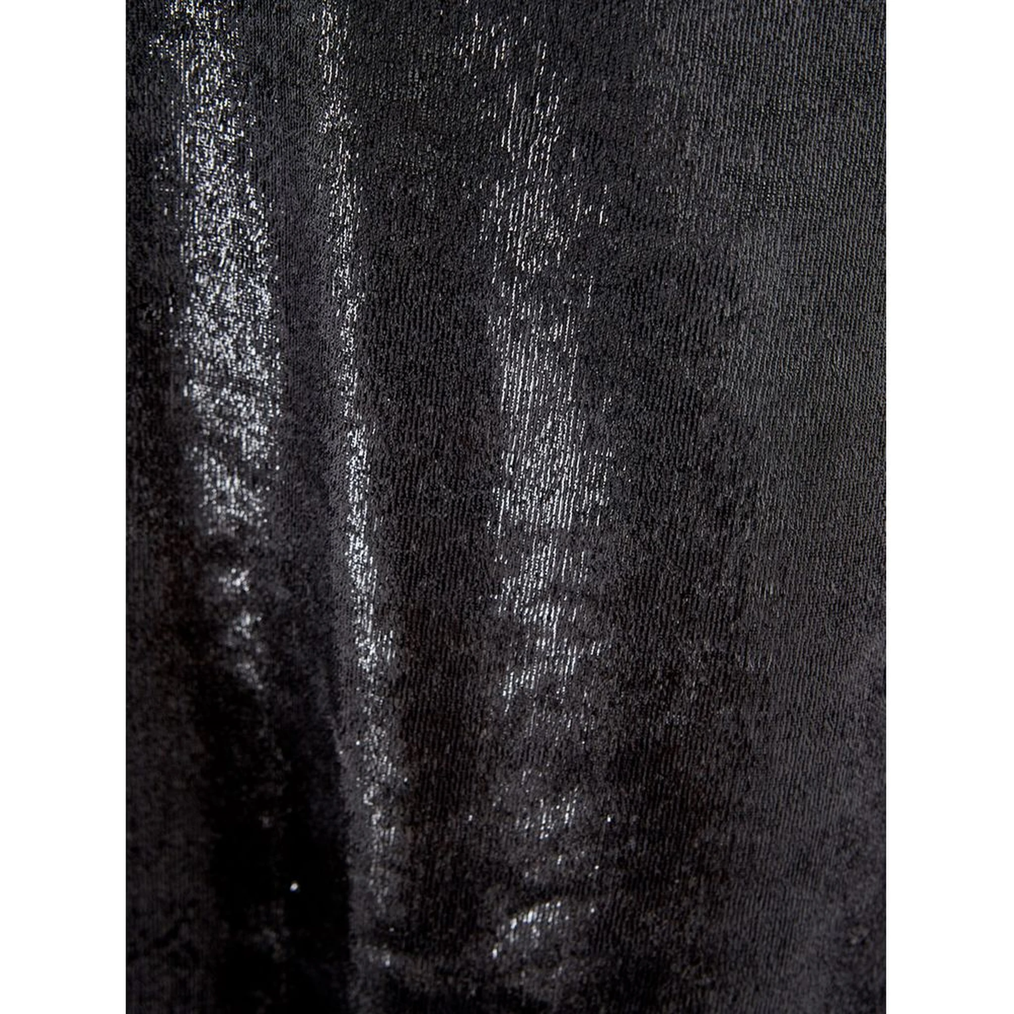 Black polyester cocktail women's dress.