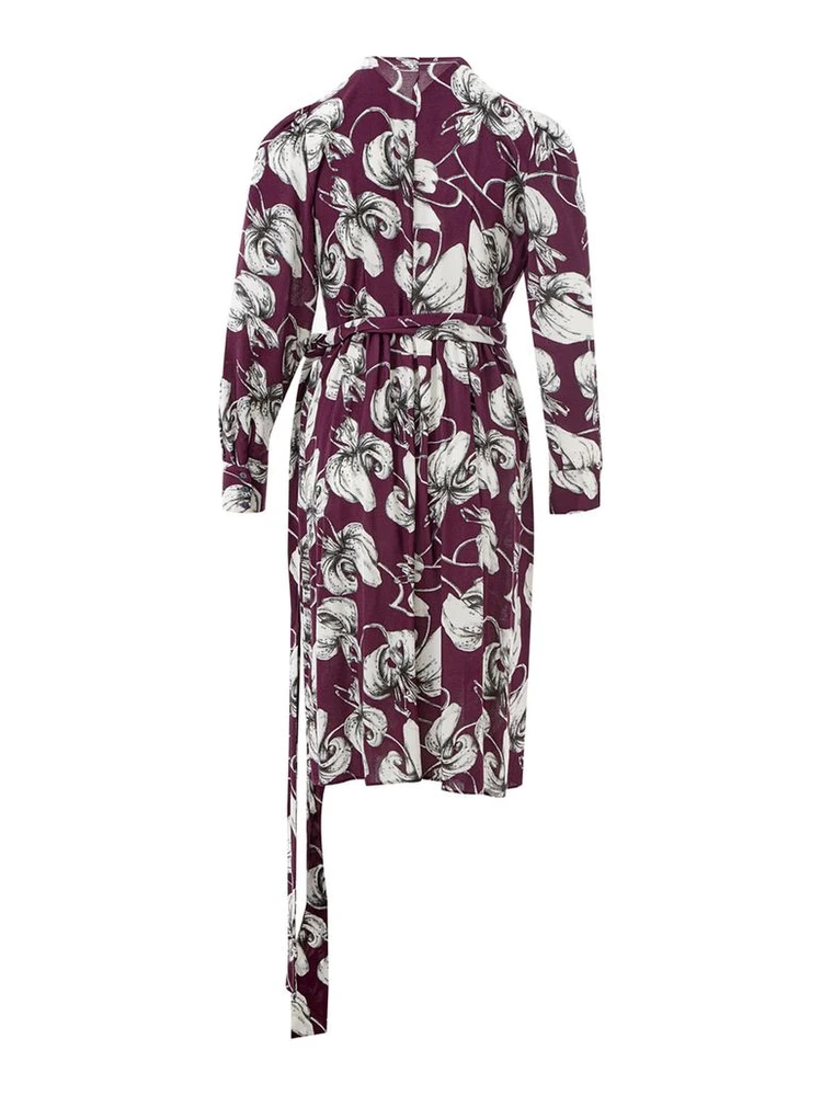 Purple Viscose Casual Dress alternative