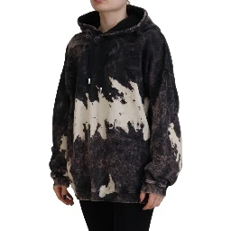 Multicolor Dye Cotton Hoodie Sweatshirt Sweater