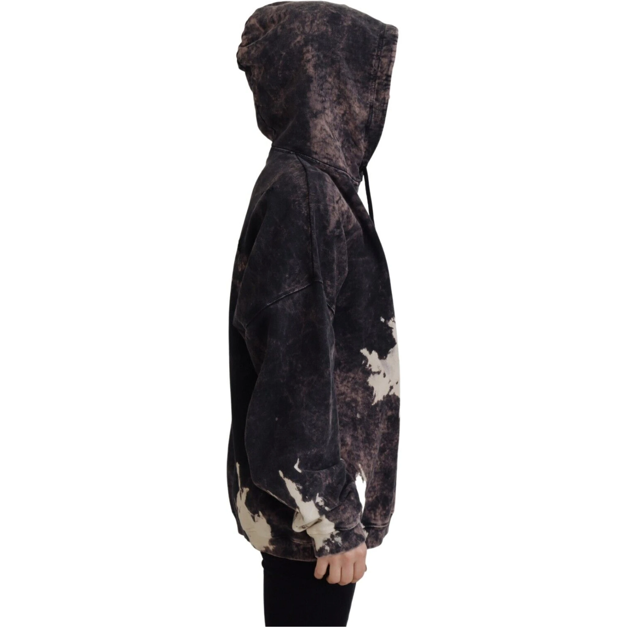 Multicolor Dye Cotton Hoodie Sweatshirt Sweater