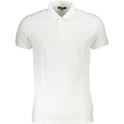 White Cotton Polo Shirt