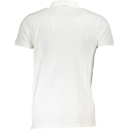 White Cotton Polo Shirt