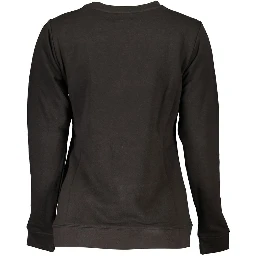 Black Cotton Sweatshirt