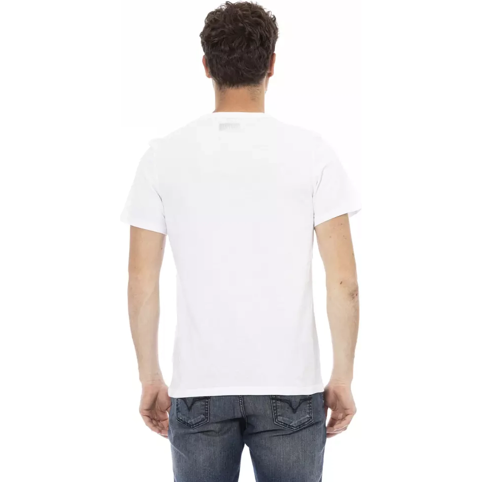 تي شيرت قطني أبيض