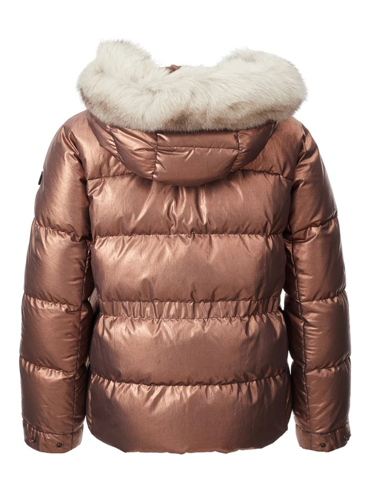 Pink Polyester Full-Length Jacket alternative