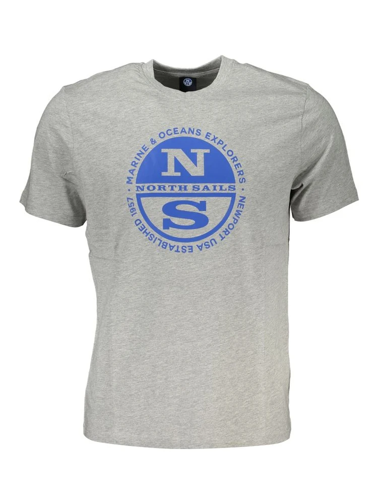 Gray Cotton T-Shirt
