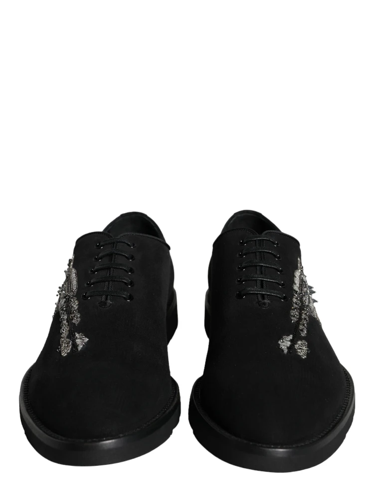 Black Suede Sicilia Lace Up Formal Shoes alternative