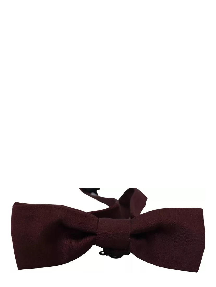 Bordeaux Silk Adjustable Neck Men Bow Tie